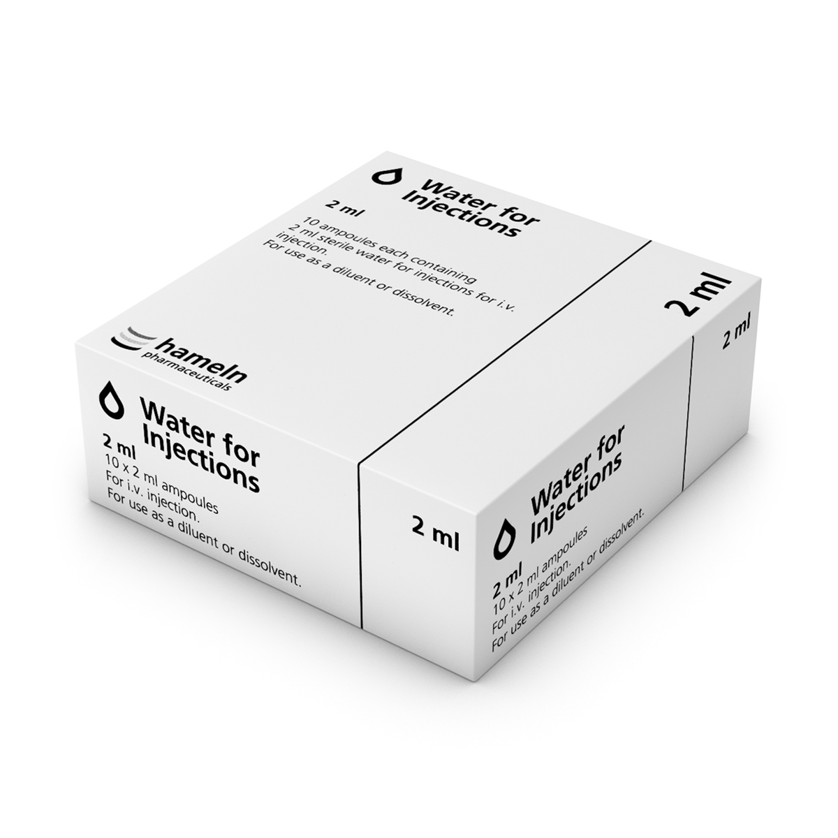 2ml Water for Injection (10 ampoules)
