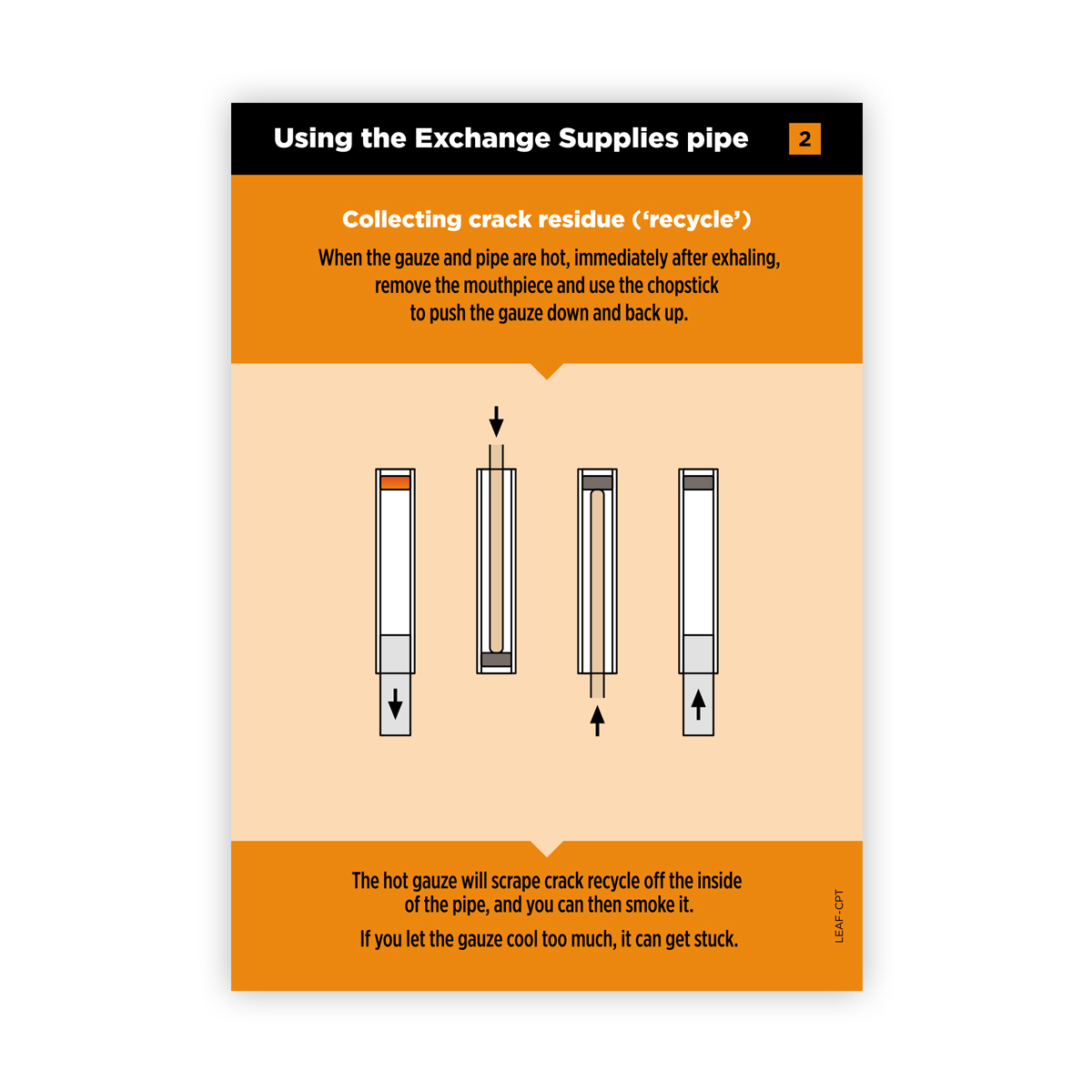 Terpan pipe instruction leaflet