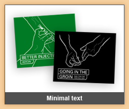Minimal text guides